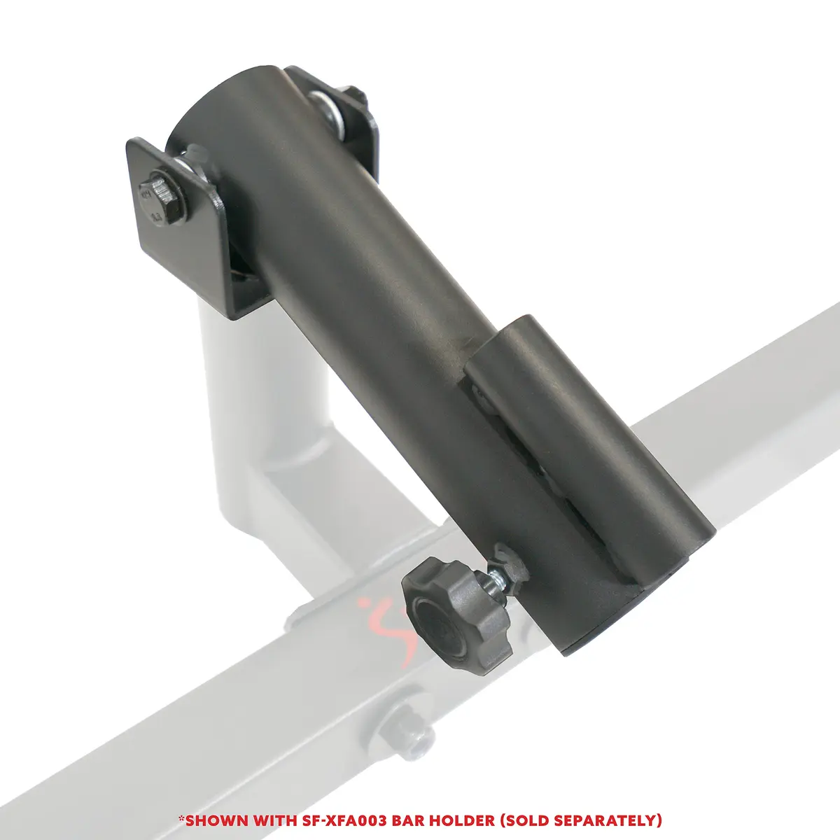 Sunny Health & Fitness Landmine Attachment for Power Racks SF-XFA004 | 360° Swivel, Full-Body Training, Fits 1" & 2" Bars - view 2