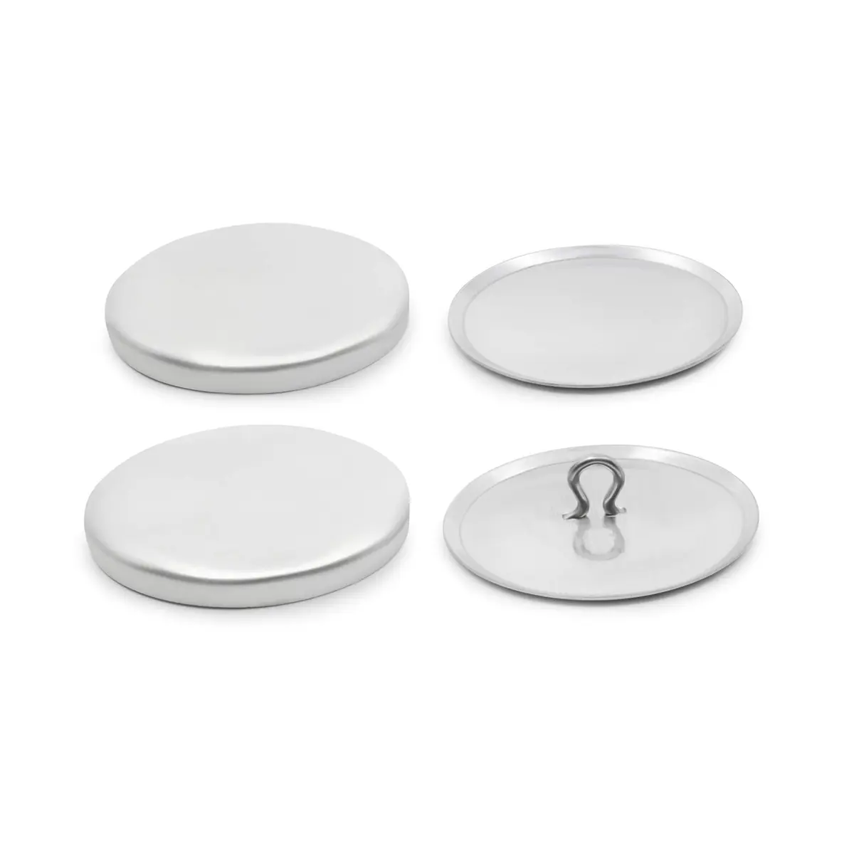 Dritz 1-1/8" Craft Cover Buttons & Tools, 48 Sets, Nickel | Bulk Pack Sewing Buttons - view 3