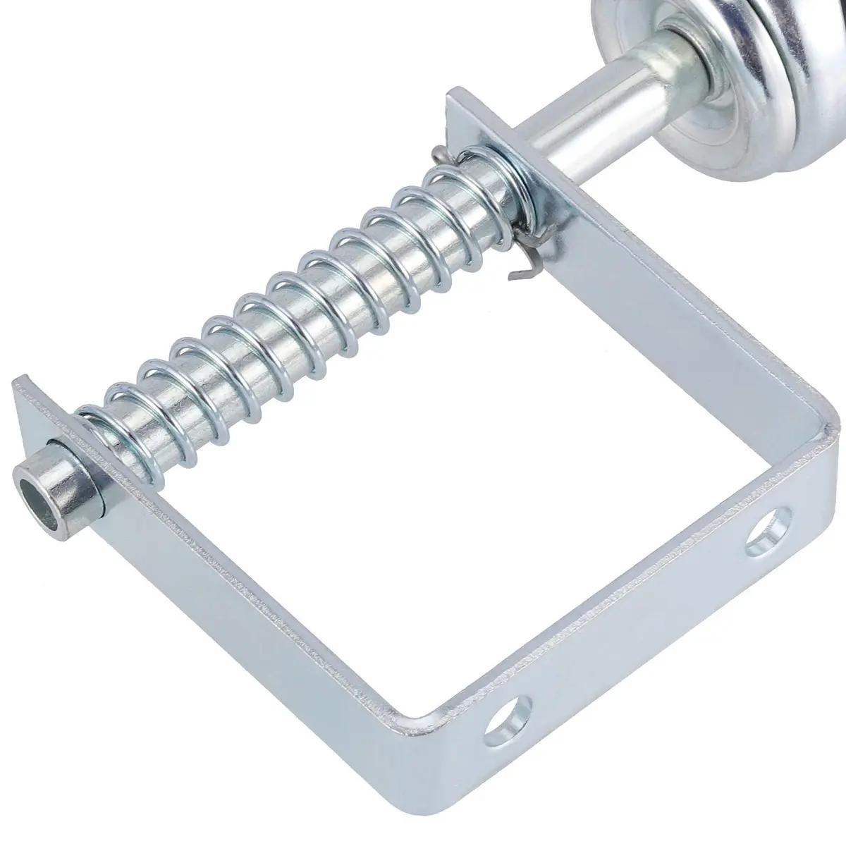 ZEONHAK Heavy Duty Spring Loaded Gate Caster Wheel 4 Inch (10.16 cm) | Supports 250-500 lbs (113-227 kg) Per Wheel - view 4