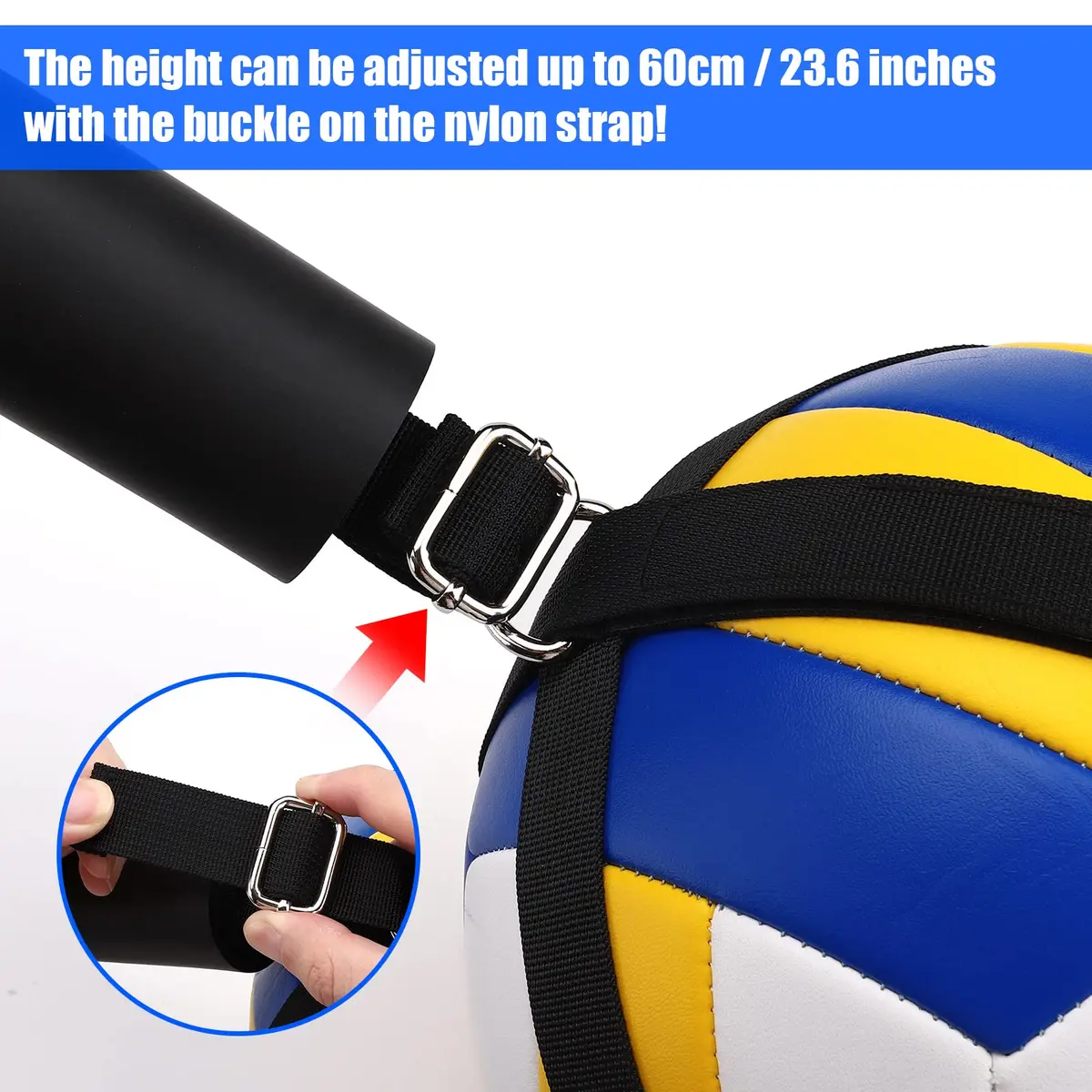 TOBWOLF Volleyball Spike Trainer, Training Aid for Basketball Hoop | Improve Spiking Technique & Jumping - view 5