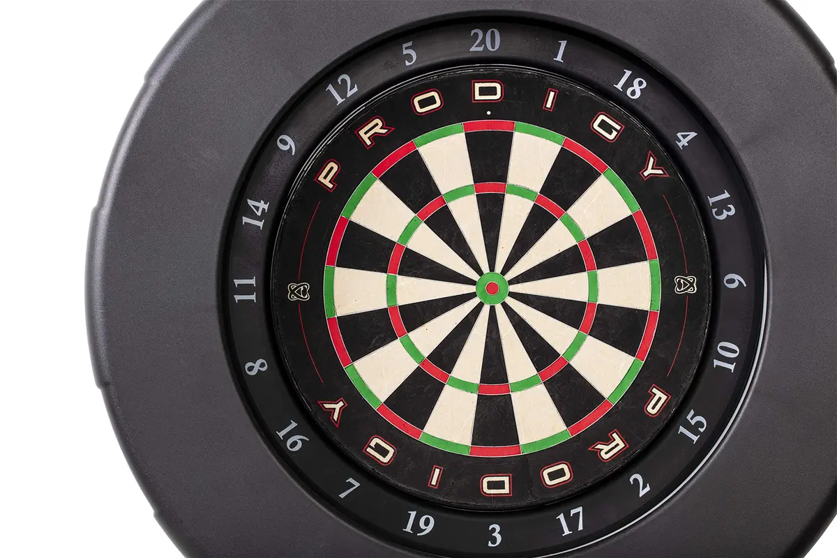 American Legend Prodigy Dartboard System 18" | Automatic Scoring, Steel Tip Play, App & LED Lighting - view 2