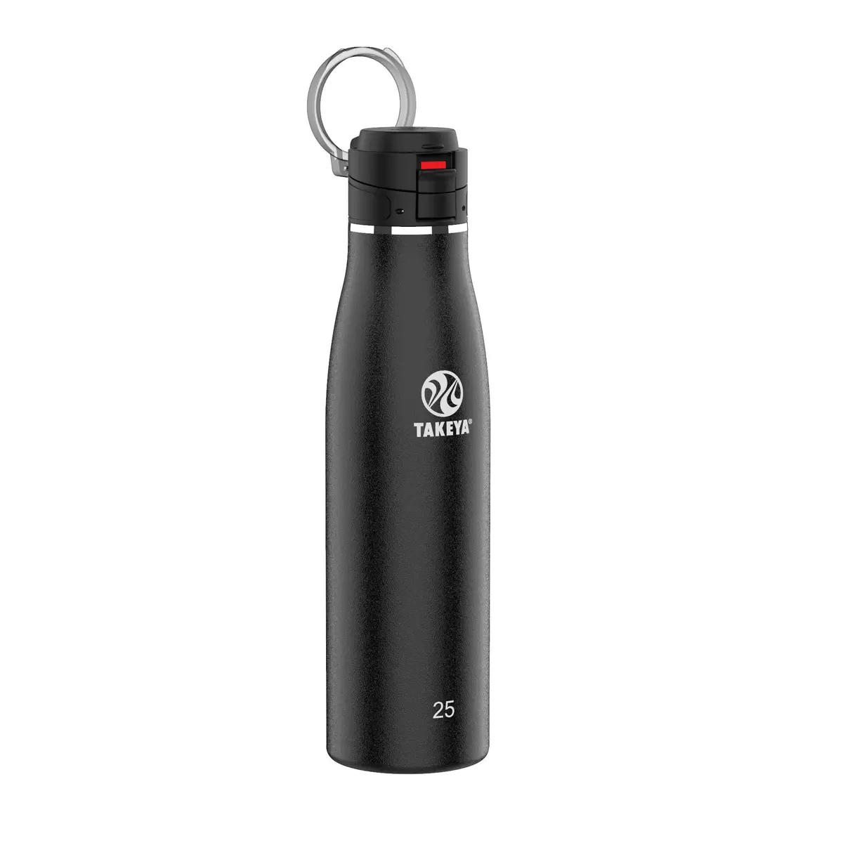 Takeya Traveler Stainless Steel Travel Coffee Mug with Flip-Lock Lid (25 oz, Onyx) | Leakproof Insulated Mug for Coffee & Tea - main product image