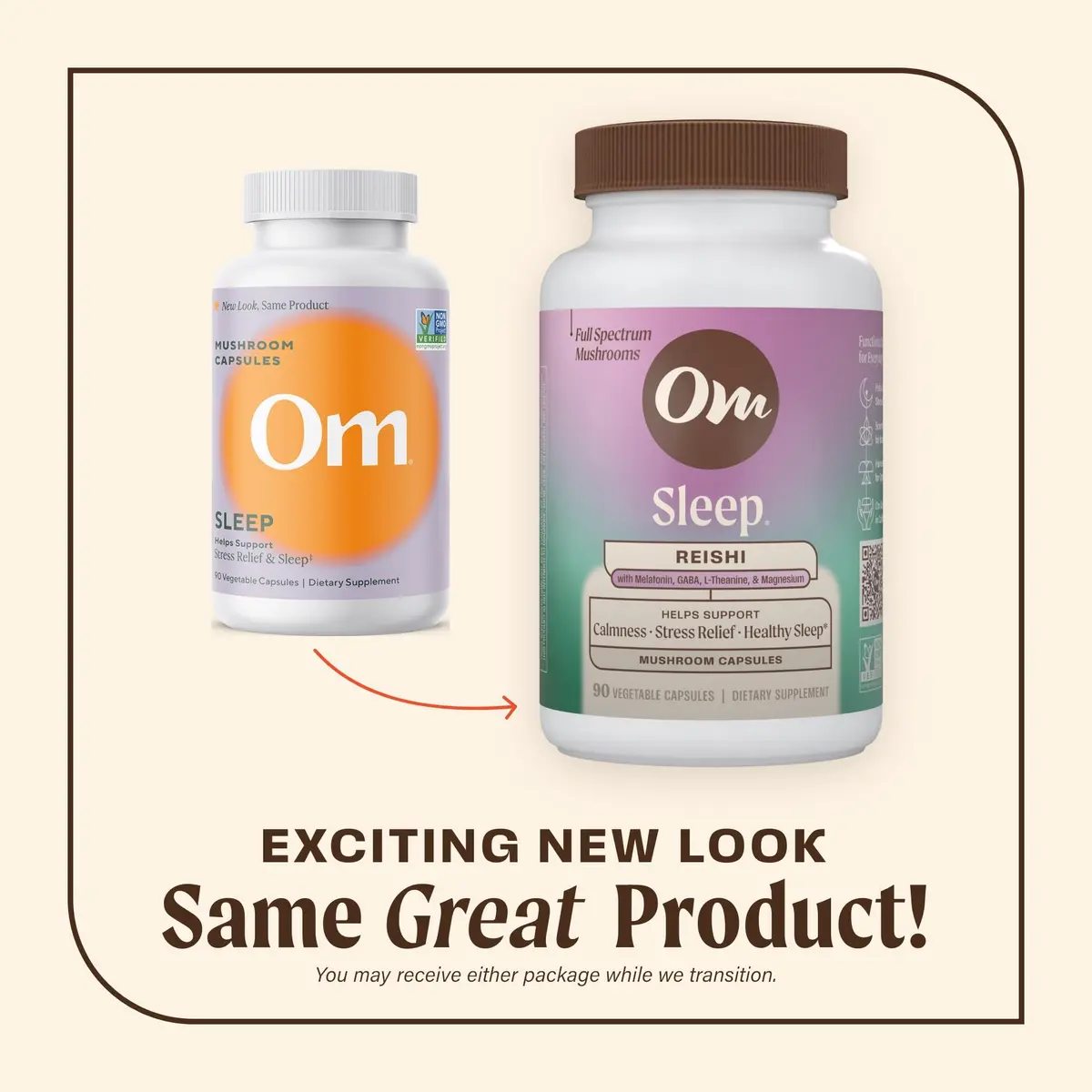 OM MUSHROOM SUPERFOOD Sleep Mushroom Capsules 90 Count | Supports Rest & Sleep Quality - view 6