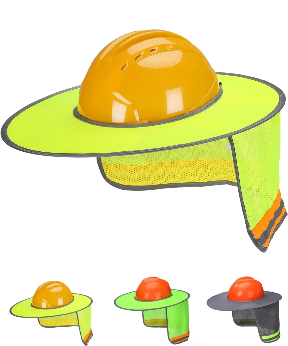UNCO Hard Hat Sun Shield Full & Standard Brim Mesh Sunshade | Sun Protection & Safety Accessory - main product image