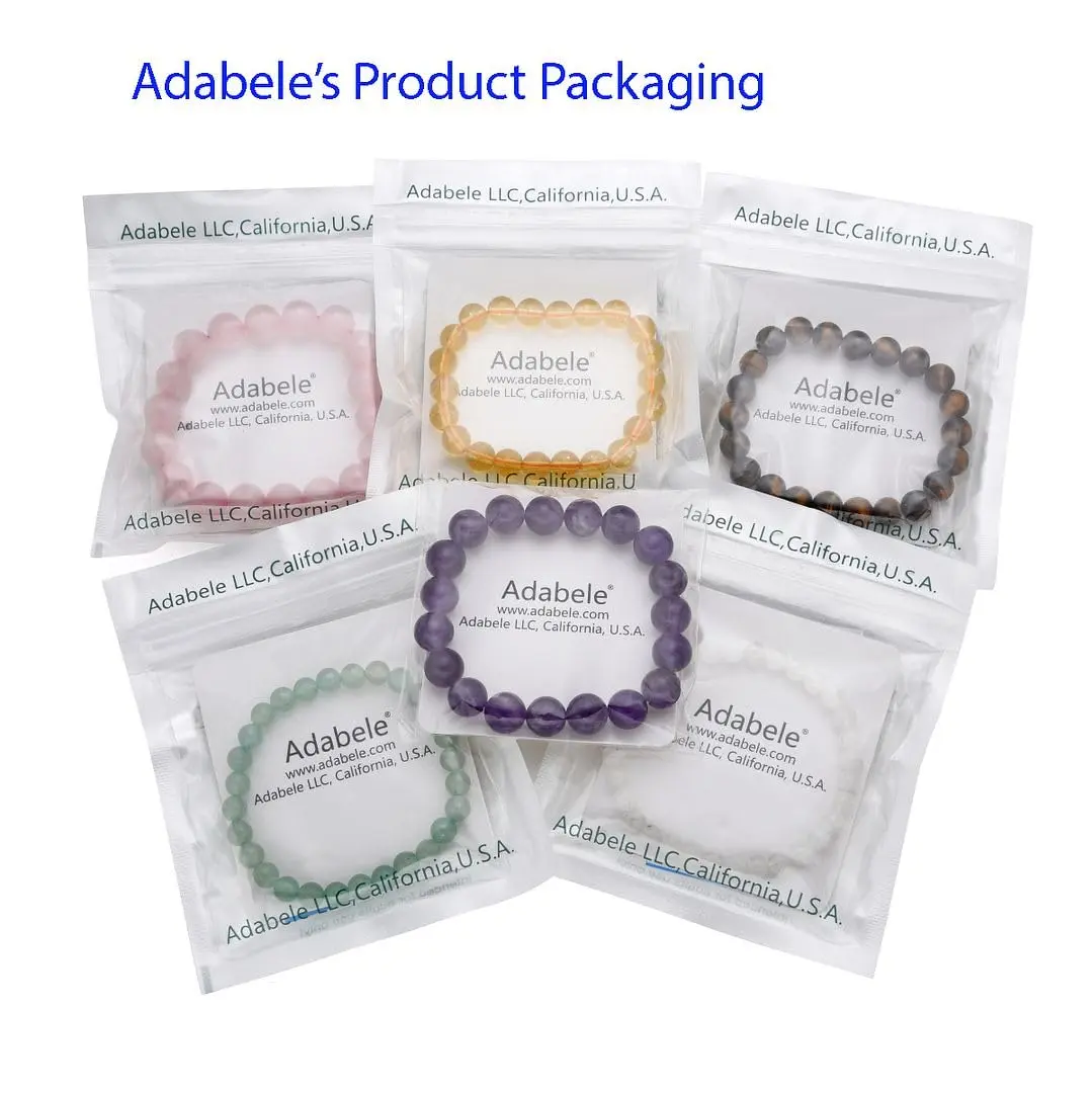 Adabele Real Natural Mookaite Jasper Gemstone Stretch Bracelet 8 Inch | Genuine Earth-Mined Beads for Daily Wear - view 6