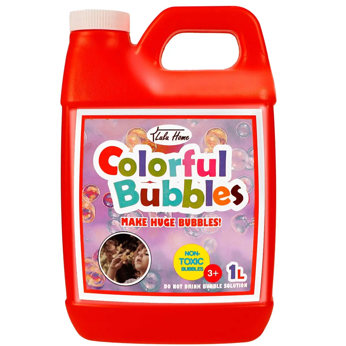 Lulu Home Concentrated Bubble Solution 1 L (33.8 OZ) | Giant Bubble Refill for Machines & Wands - main product image