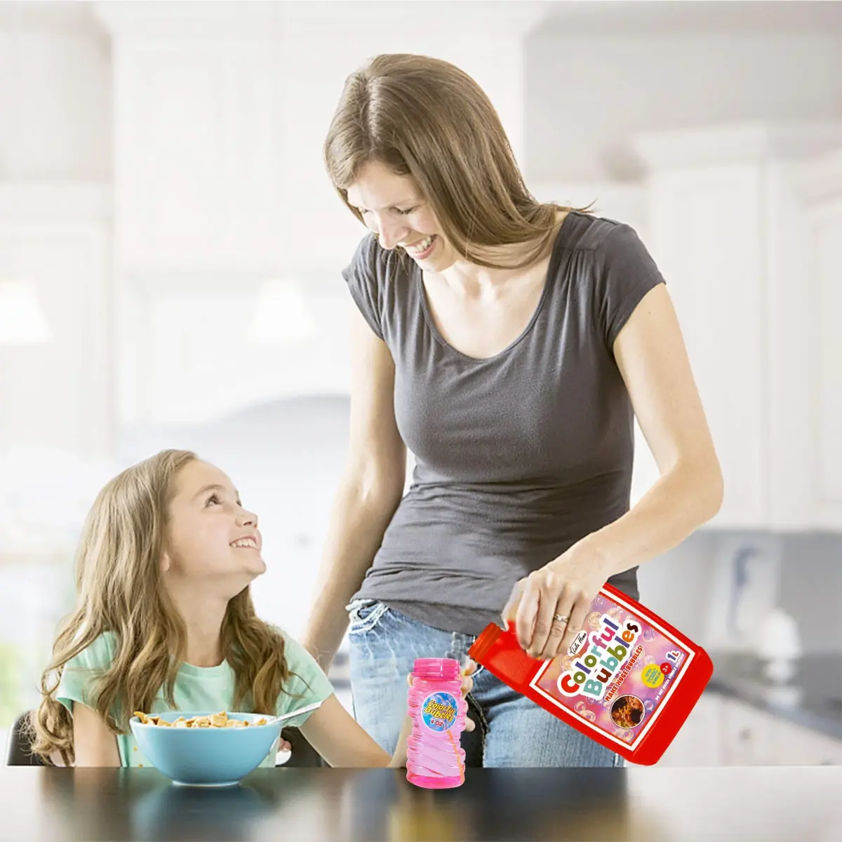 Lulu Home Concentrated Bubble Solution 1 L (33.8 OZ) | Giant Bubble Refill for Machines & Wands - view 6