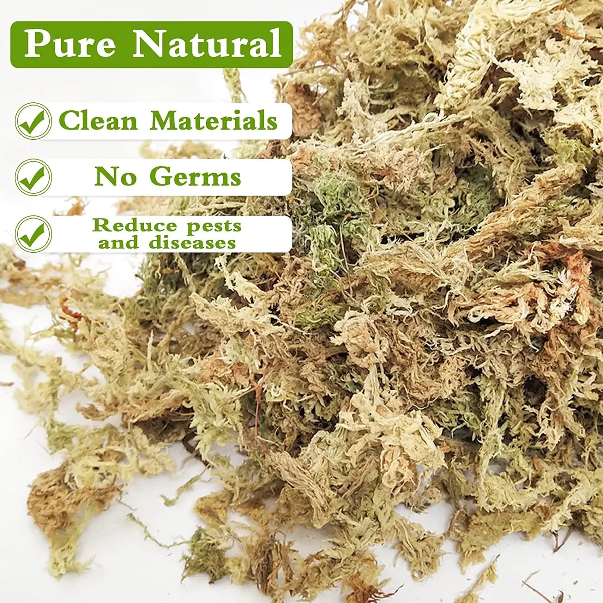 Legigo 4 QT Natural Sphagnum Moss Potting Mix | Moisture-Retentive for Orchids & Carnivorous Plants - view 3