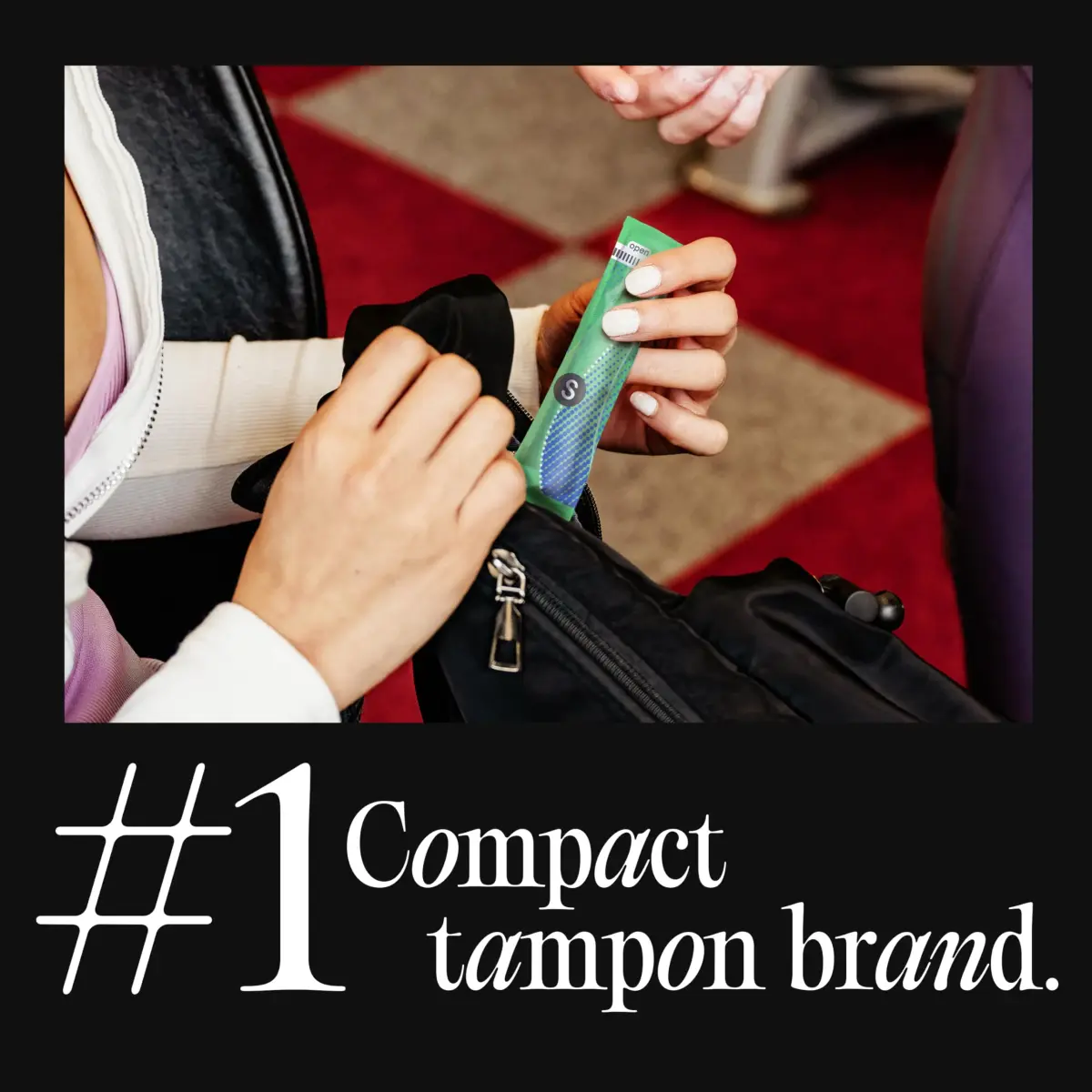U by Kotex Click Compact Tampons Super Plus Unscented 45 Count | Gynecologist-Tested for Leak-Free Protection - view 4