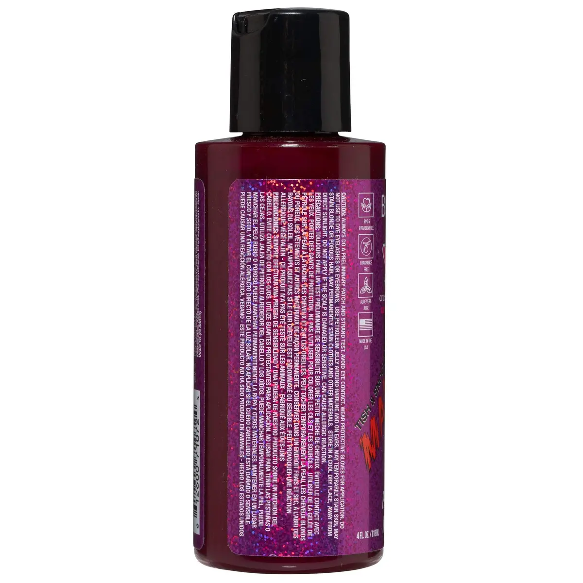 Manic Panic Amplified Pink Warrior Semi-Permanent Hair Dye | Vibrant Neon Pink for Light & Dark Hair (118ml) - view 2