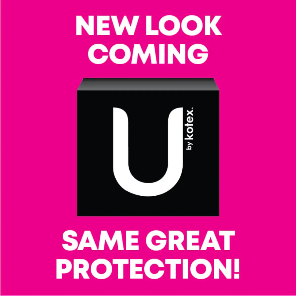 U by Kotex CleanWear Ultra Thin Feminine Pads with Wings, Regular Absorbency, 46 Count | Dermatologist Tested - view 2
