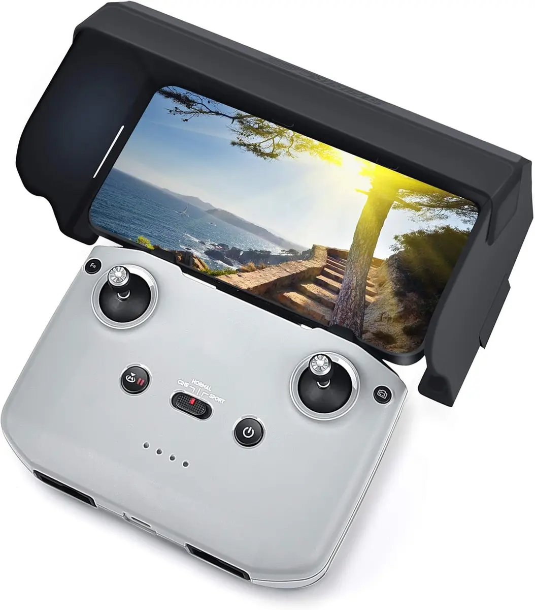 STARTRC Sun Hood for DJI RC-N3/N2, for DJI Mini 4K/NEO 2/X1 Accessories | Foldable Magnetic Sunshade for 4.4-7.1" Smartphone - main product image