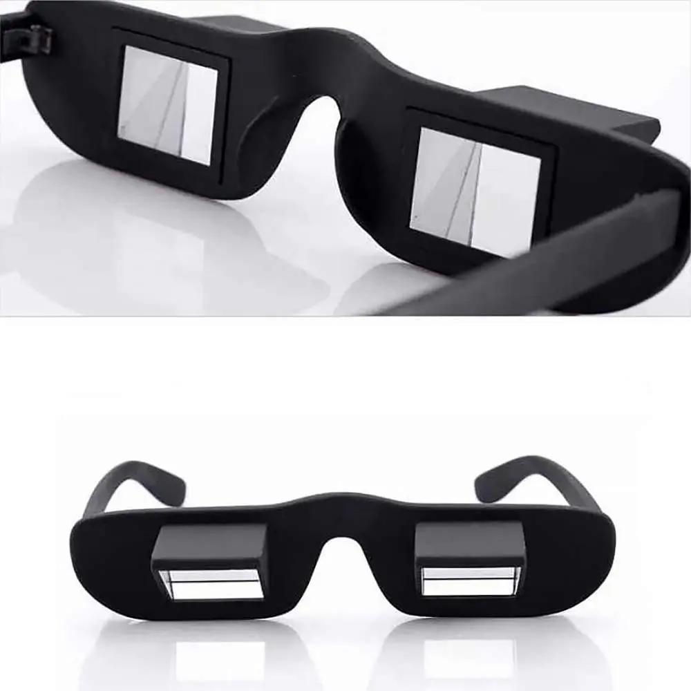 okcsc Horizontal Lazy Glasses Small | Prism Reading Glasses for Bed Watching TV - view 5