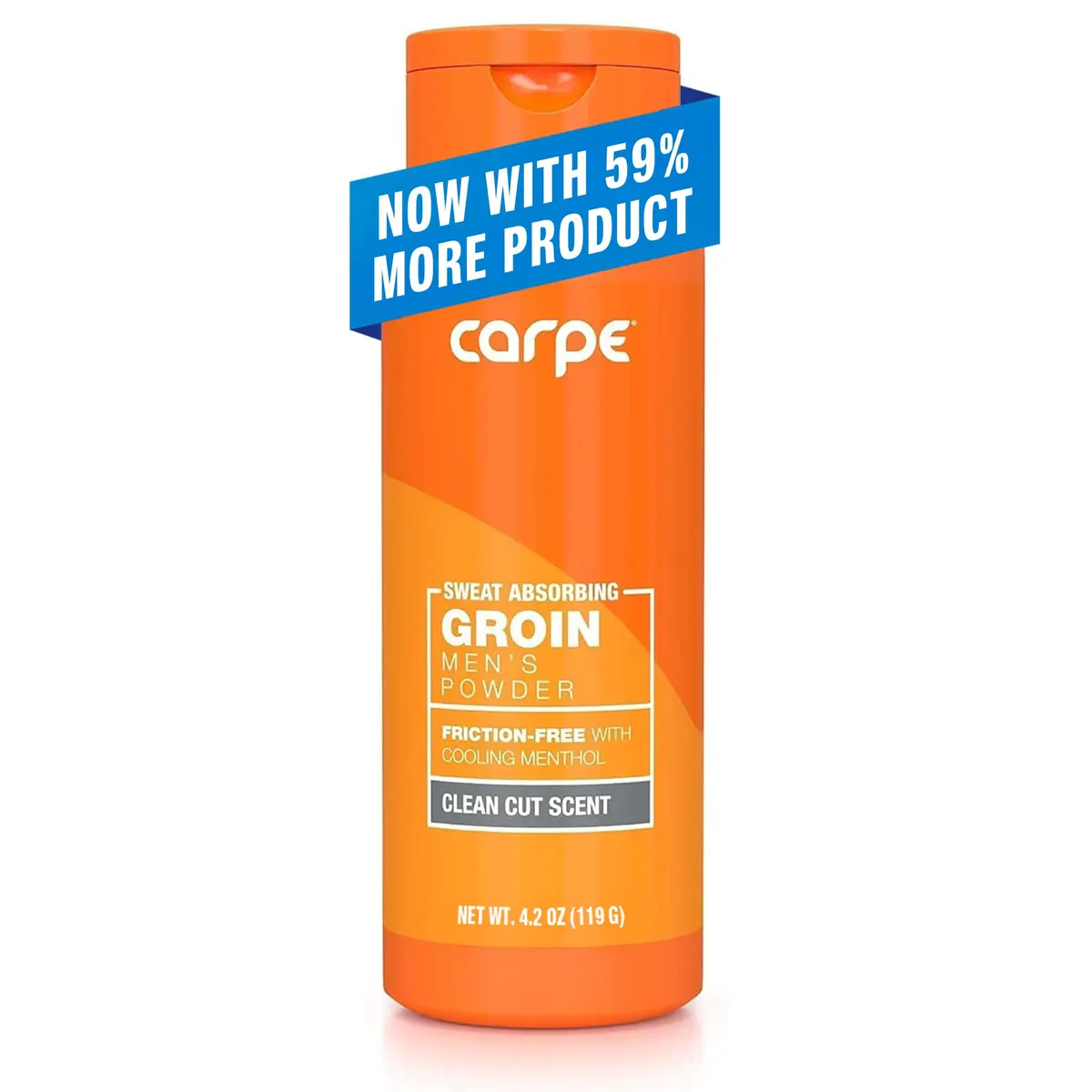 Carpe Sweat Absorbing Groin Powder for Men - Anti-Chafing - Talc-Free | Maximum Sweat & Moisture Relief - main product image