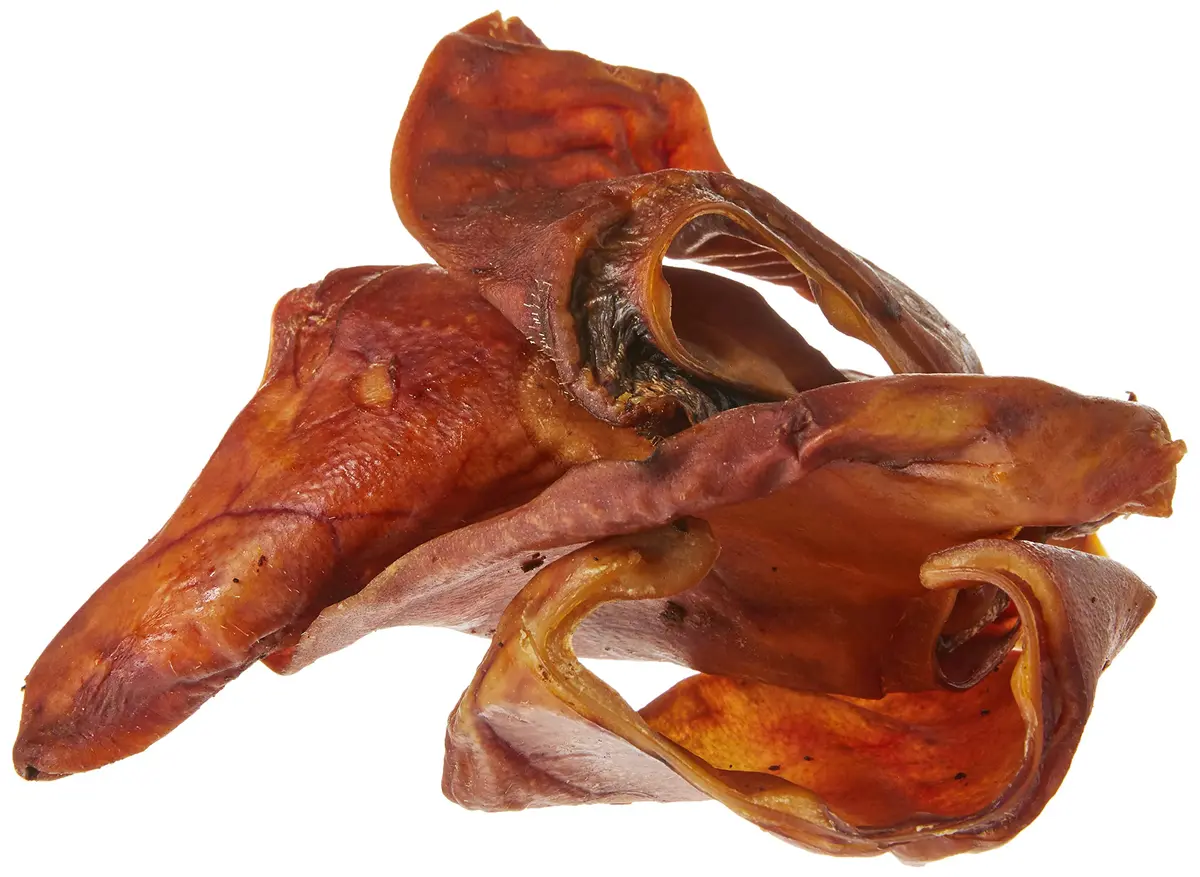 Wonder Bound Whole Pig Ears Dog Treats, Pork, 6 oz (170 g) | Supports Dental Health & Digestibility - view 5