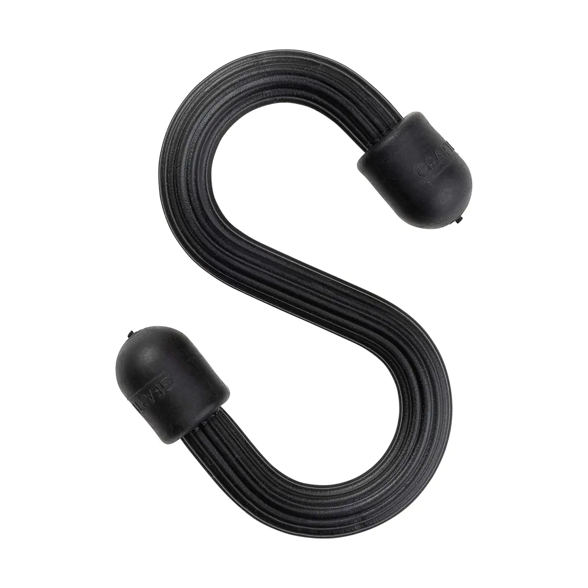 Nite Ize Gear Tie Bendable S-Hook for Garage, Closet, Kitchen & Plants, Black, 2.5cm (0.61in) | Heavy Duty Utility Hook - main product image