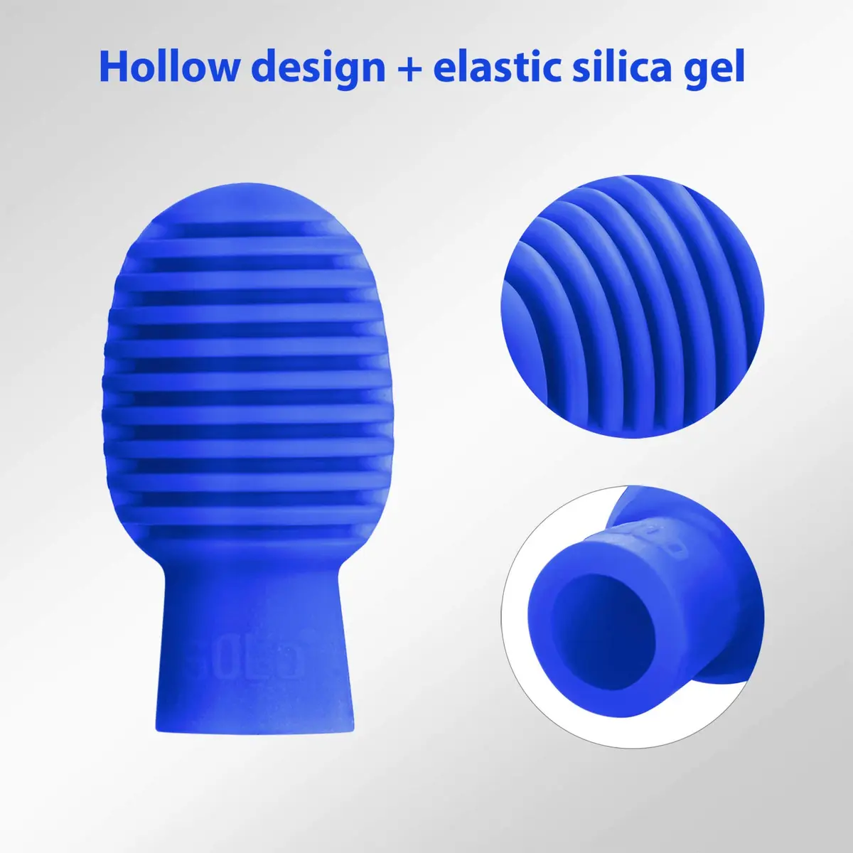 Frienda Silicone Drumstick Dampeners 4 pcs Blue | Noise-Reducing Practice Tips for Drummers - view 4