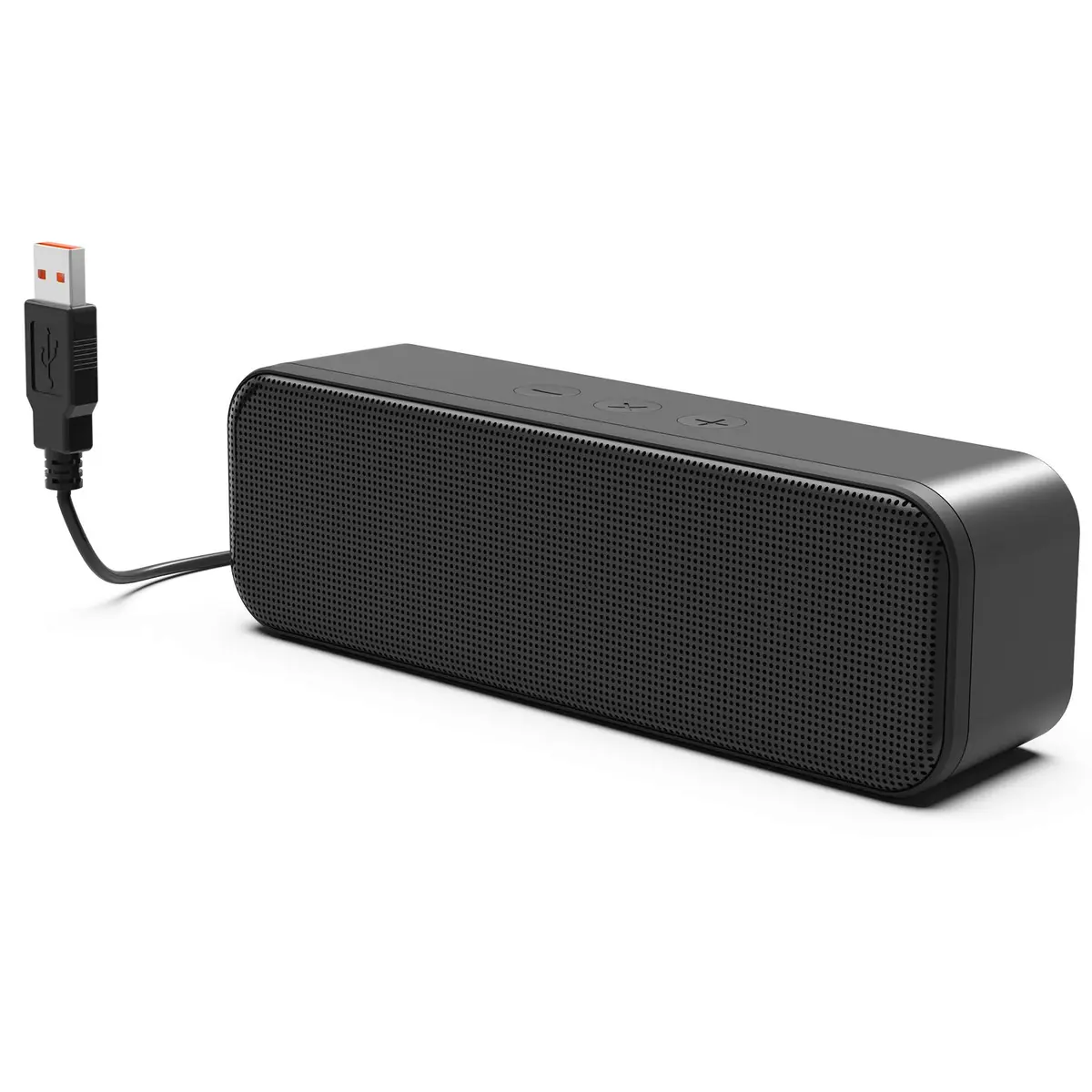 LIELONGREN USB Computer Speaker Soundbar 8W | Stereo Sound with Enhanced Bass for Desktop & Laptop - main product image