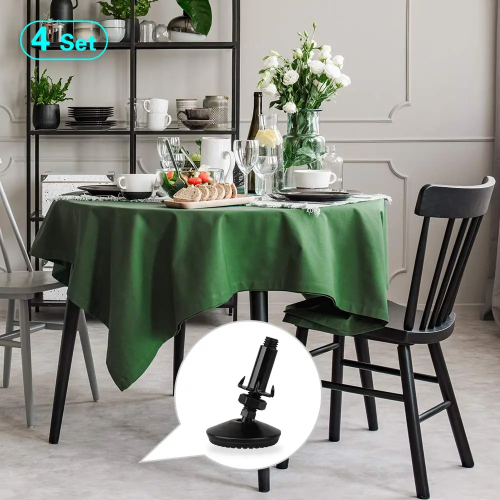 Tahikem M10 Swivel Adjustable Leveling Feet | Furniture Leveling Support, 4 pcs, Metal & Plastic, Supports 36kg - view 4
