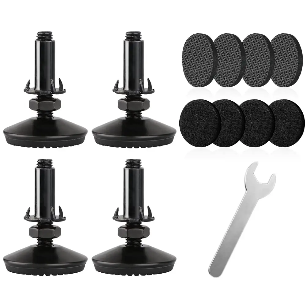 Tahikem M10 Thread Leveling Feet 4 Pack | Adjustable Furniture Feet for Home & Office - main product image
