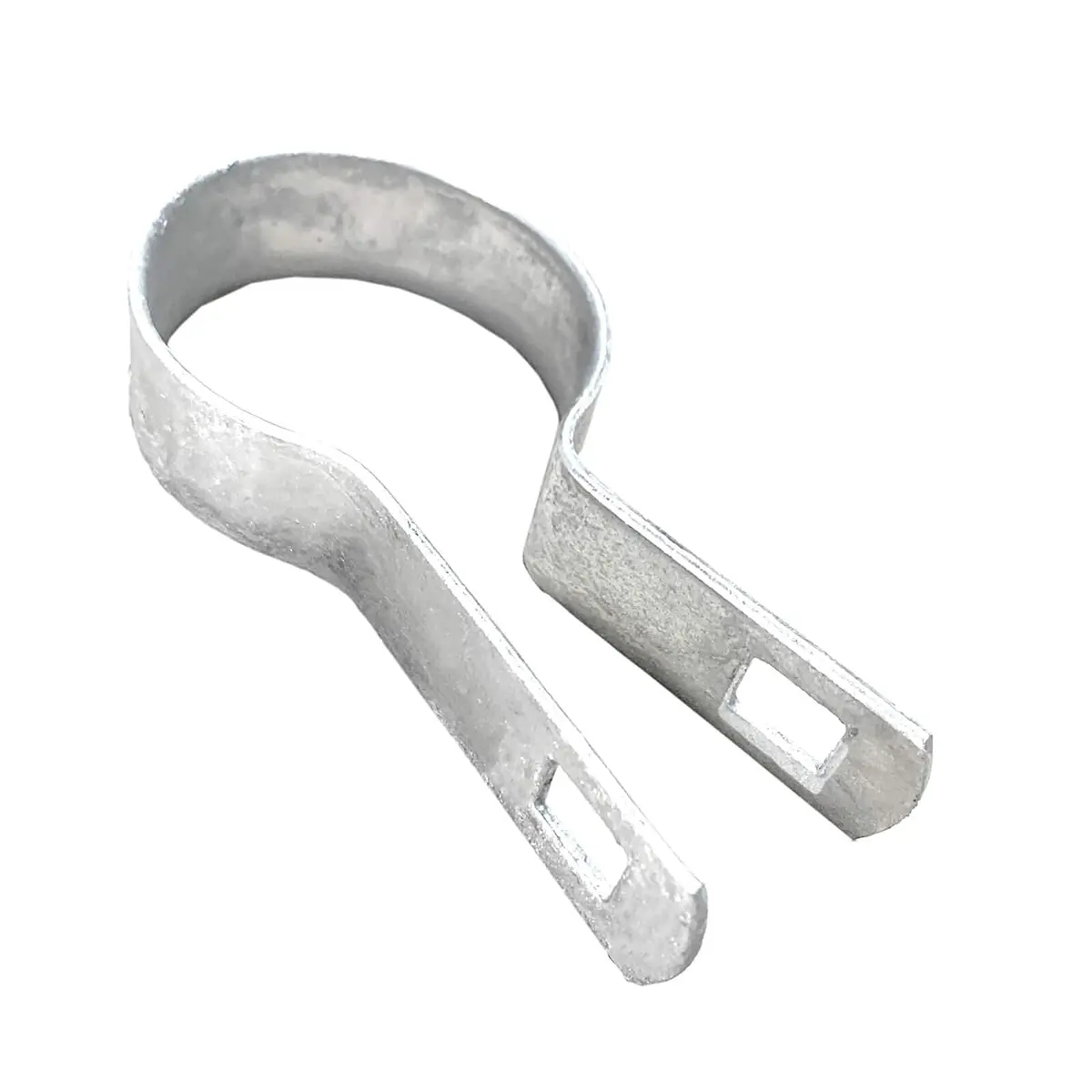 Aiwaiufu 10 Pcs 2-3/8" Galvanized Steel Fence Tension Bands | Rust-Resistant Chain Link Fixings for Gates & Posts - view 3
