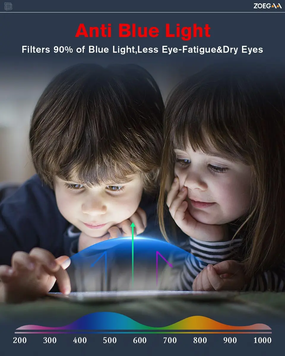 ZOEGAA Anti Blue Light Screen Protector for iPad Air 5th/4th & Pro 11 (2022-2018) | Eye & UV Protection (120c) - view 5