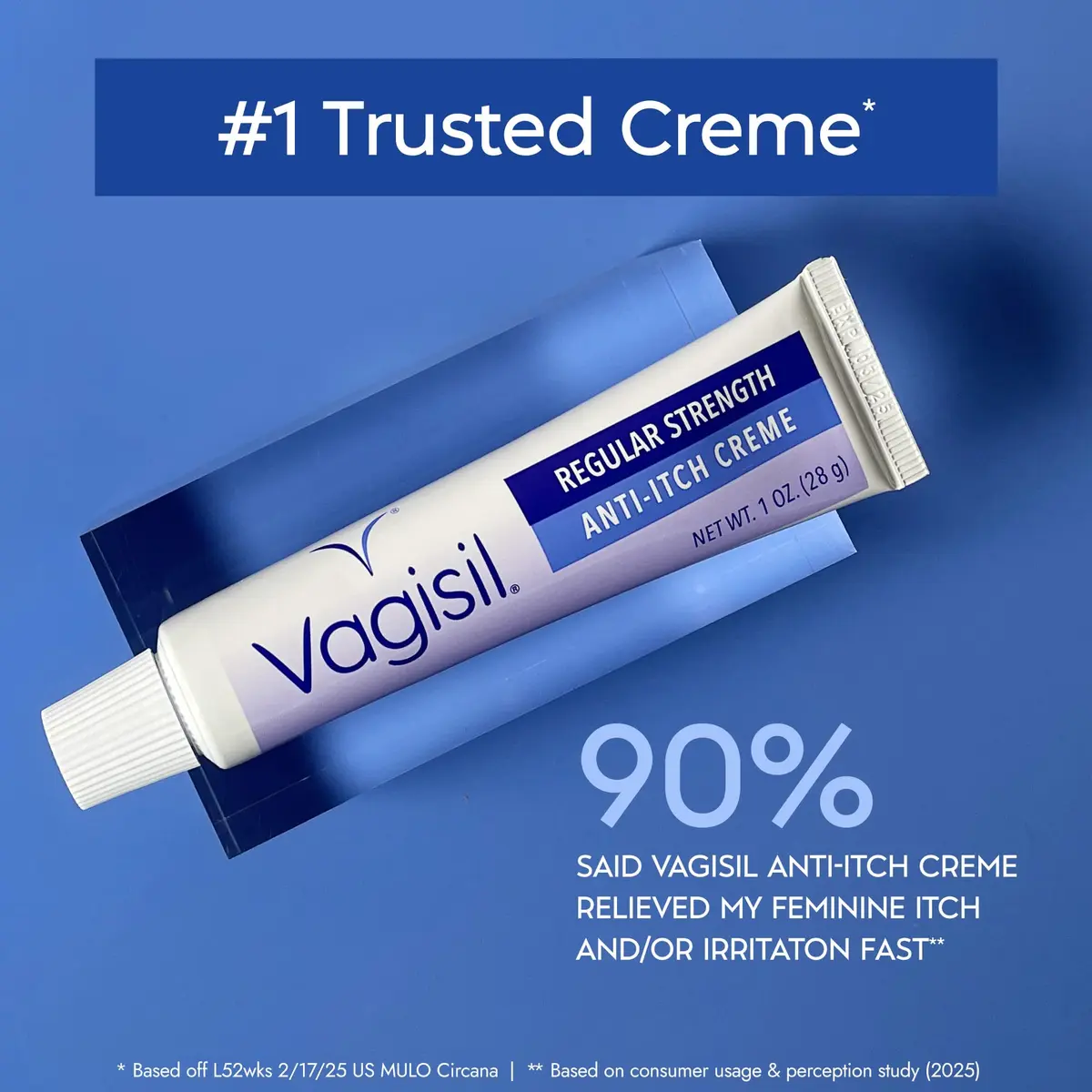 Vagisil Regular Strength Feminine Anti-Itch Creme 1 Oz Pack of 4 | Fast-Relief for Vaginal Itch - view 5