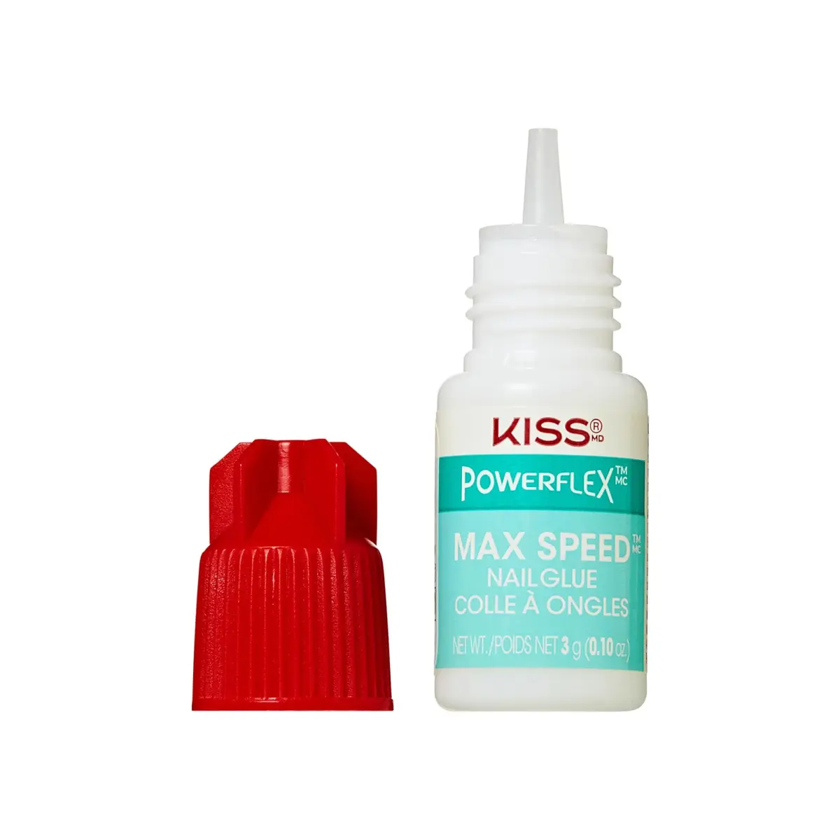 KISS PowerFlex Maximum Speed Nail Glue 3g (0.10 oz) | Fast Drying Adhesive for Press-On Nails & Repairs - view 4