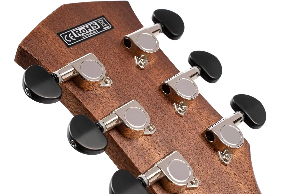 Cort G110 Double Cut HSS Full Size Acoustic Guitar | Black Open Pore Finish with Fishman EQ - view 5