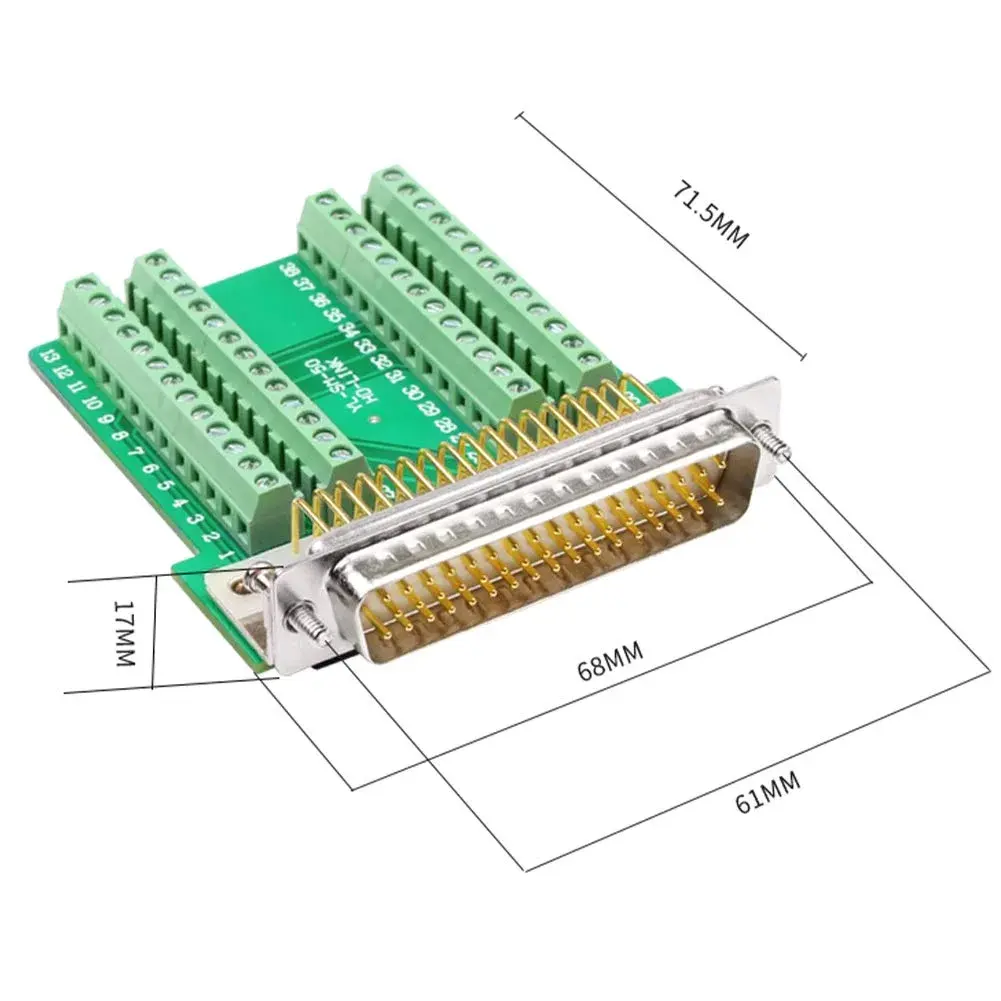 ANMBEST DB50 Solderless Serial to 50 Pin Terminal Male Adapter | Connect Legacy Devices with Ease - view 4