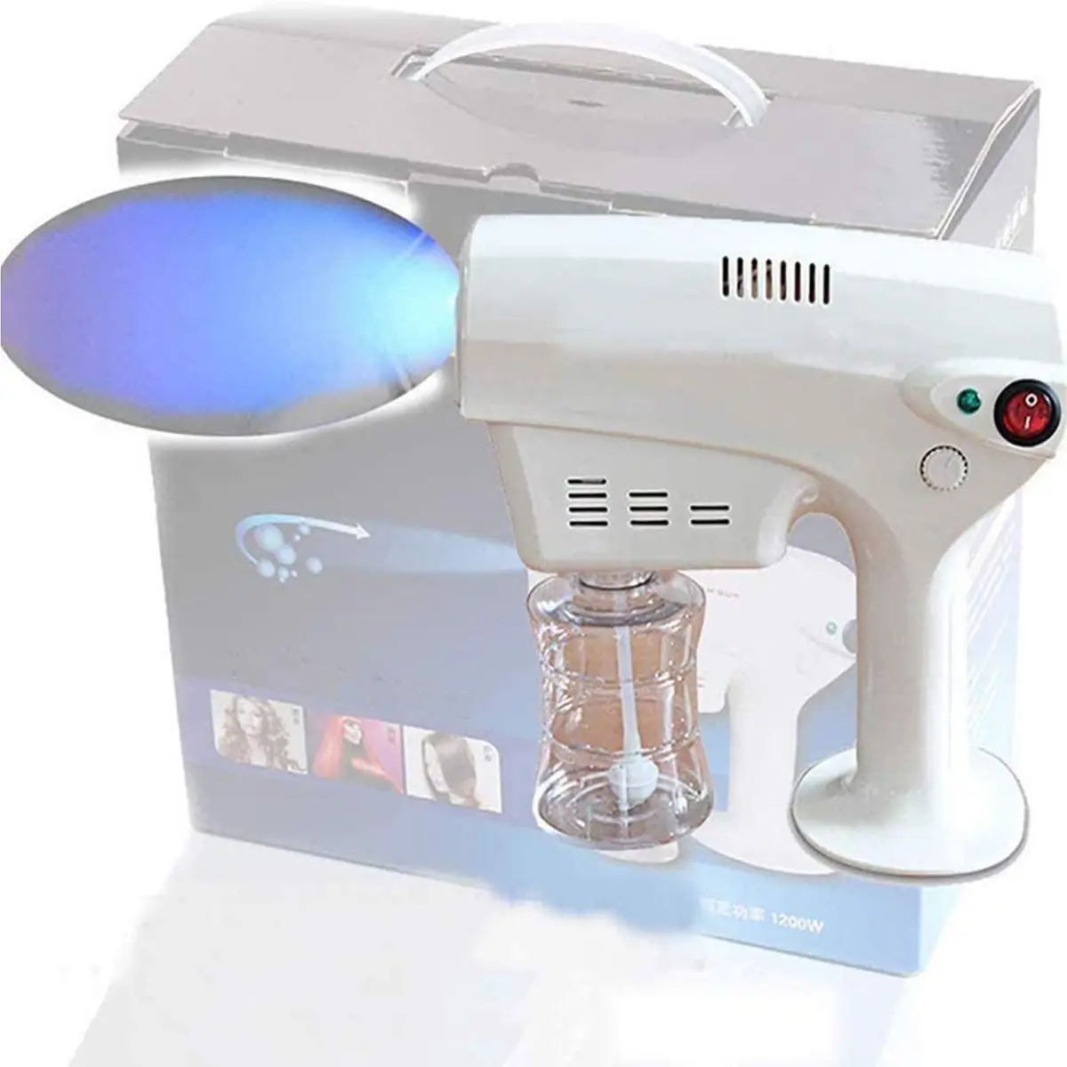 ELQ Nano Hair Steamer Gun Hair Care Hydration Sprayer 260ML | Nano Mist & Disinfection - view 7