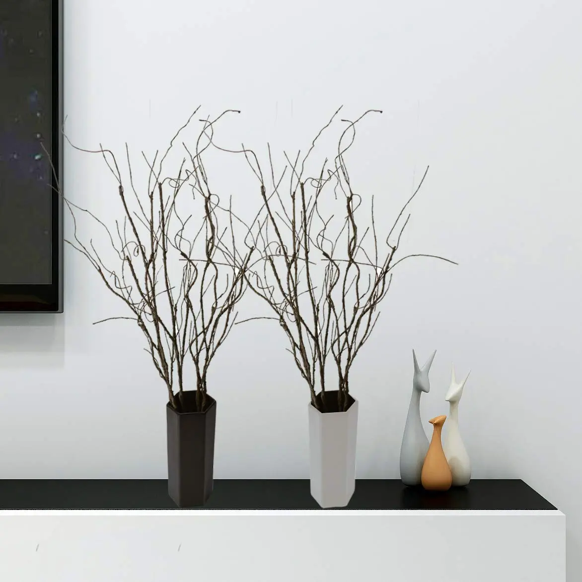 FeiLix 5PCS Artificial Branches 78cm (30.7 Inches) | Bendable Fake Vines for Indian Homes - view 6