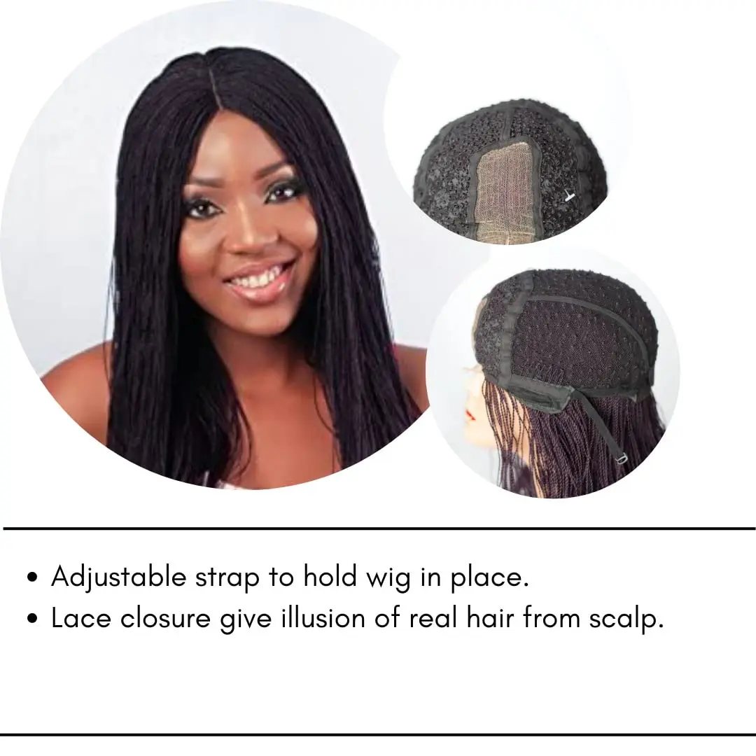 Wow Braids Twisted Wigs 12 Inch Color 30 | Micro Million Twist Synthetic Wig for Black Women - view 6