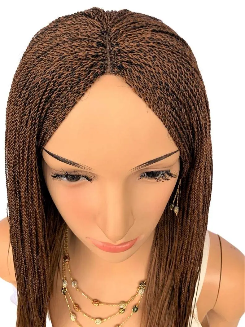 Wow Braids Twisted Wigs 12 Inch Color 30 | Micro Million Twist Synthetic Wig for Black Women - view 3