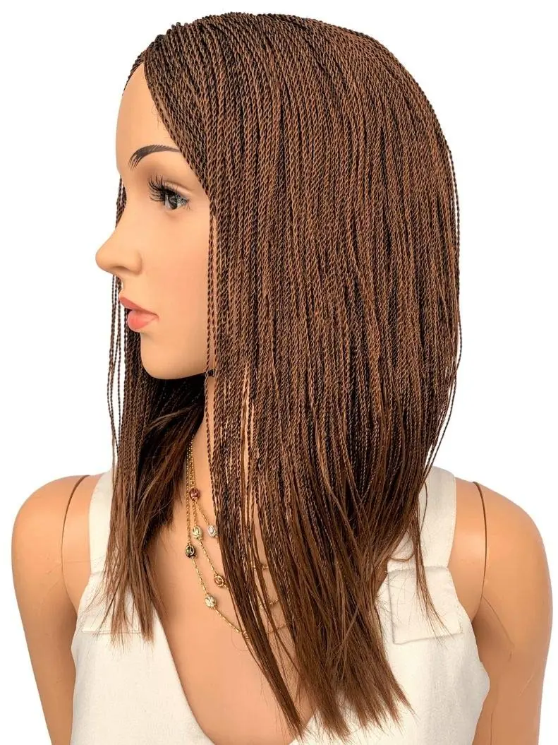 Wow Braids Twisted Wigs 12 Inch Color 30 | Micro Million Twist Synthetic Wig for Black Women - view 4