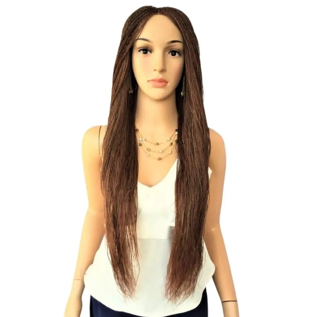 Wow Braids Micro Twist Wigs, 22 Inch Synthetic Braided Wig for Black Women, Color 30/35 - main product image