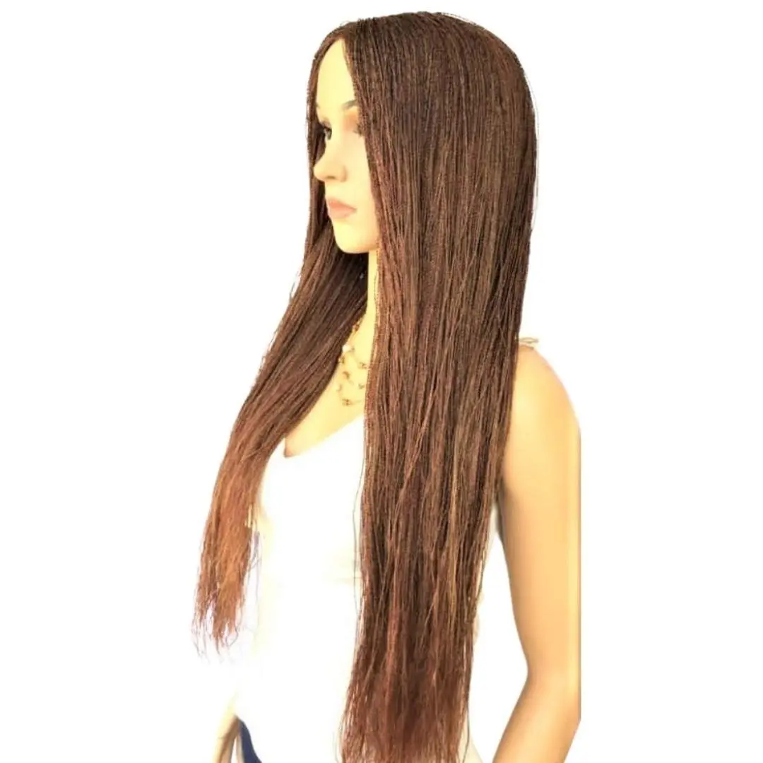 Wow Braids Micro Twist Wigs, 22 Inch Synthetic Braided Wig for Black Women, Color 30/35 - view 4