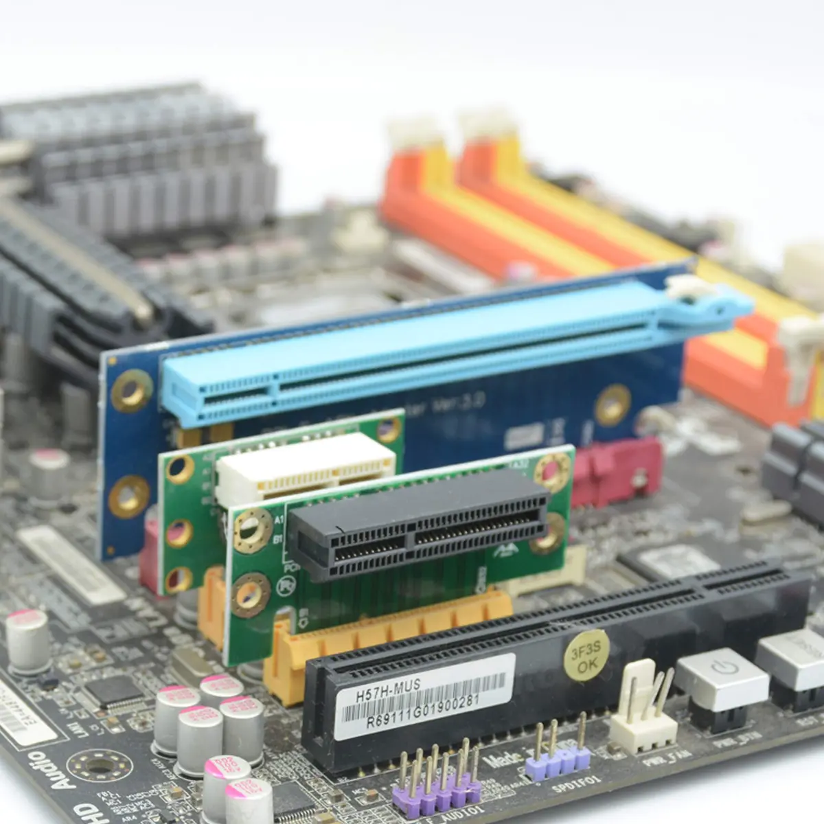 SinLoon PCI-Express 4X Riser Card 90-Degree Adapter for 1U Small Computer & Server Case | High-Frequency, Space-Saving - view 7