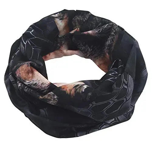 Obacle Skull Face Mask Half - Beard Men With Cigar Design for Dust, Wind, UV Protection - view 3
