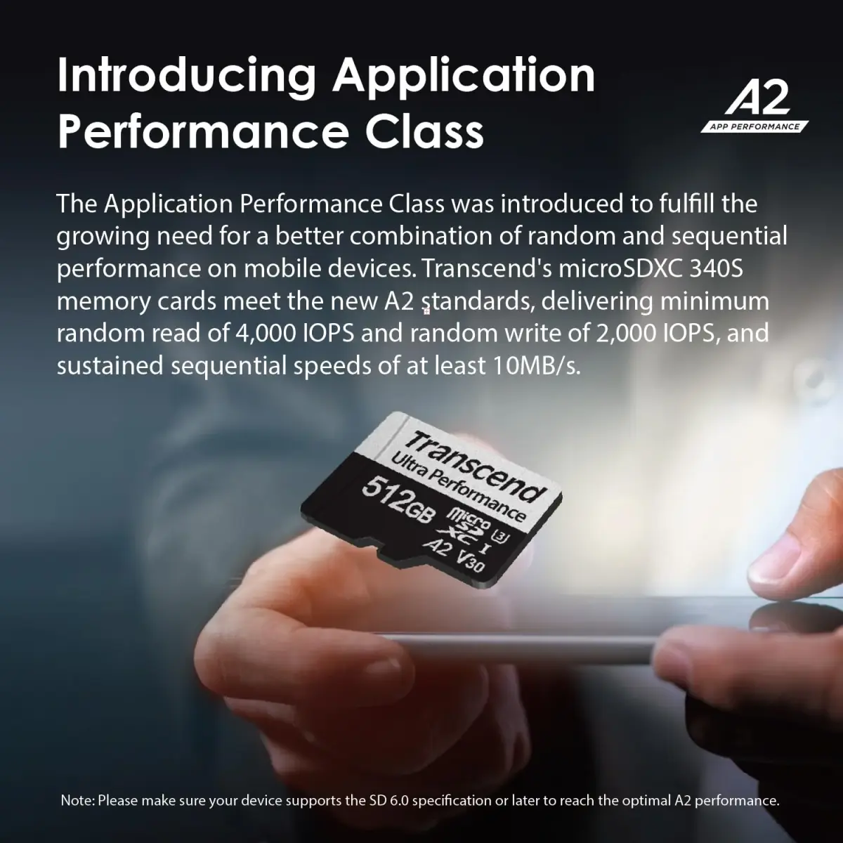 Transcend 256GB microSDXC UHS-I U3 Memory Card - 160MB/s Read Speed - view 4