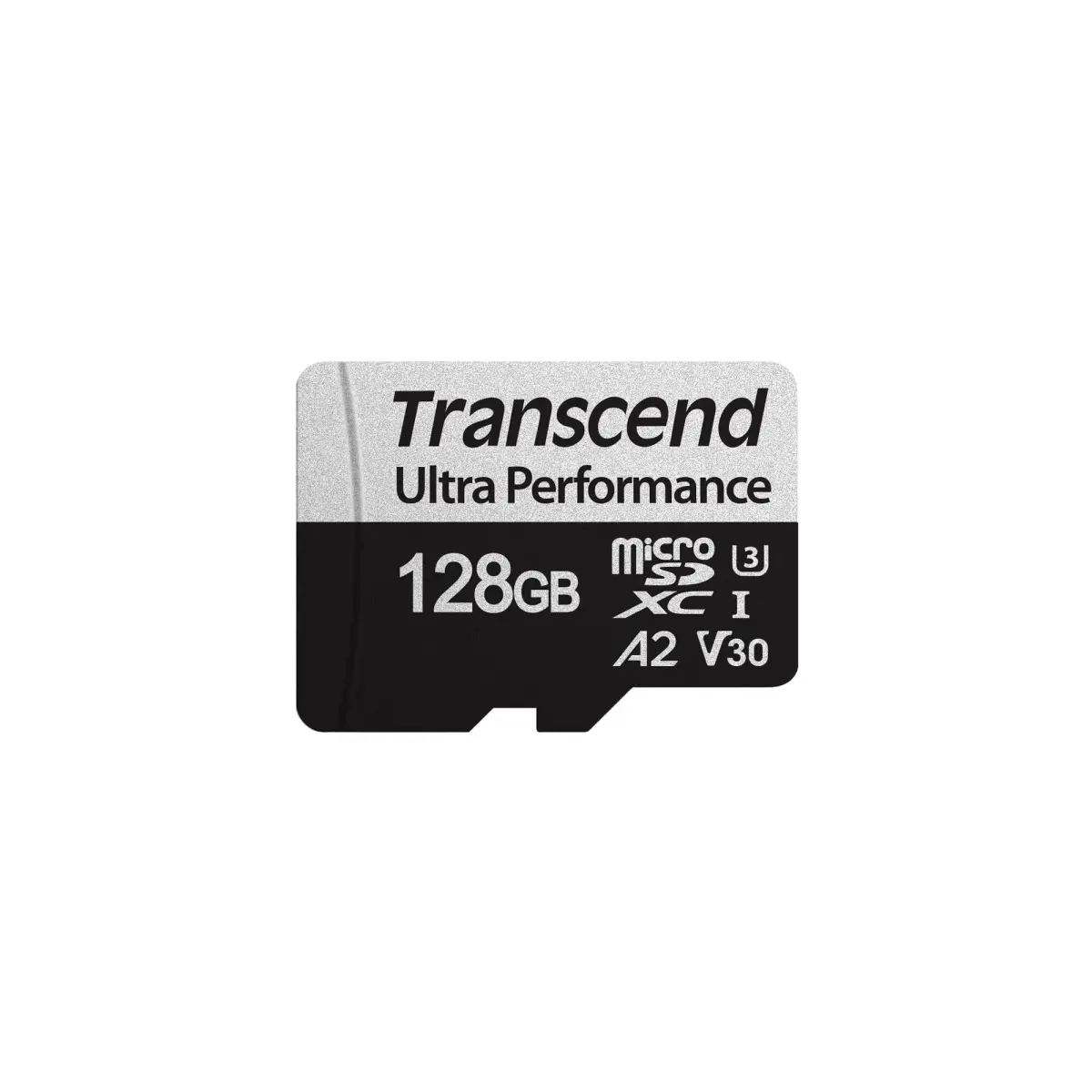 Transcend 128GB microSDXC UHS-I U3 A2 V30 Memory Card with Adapter - 160MB/s - main product image