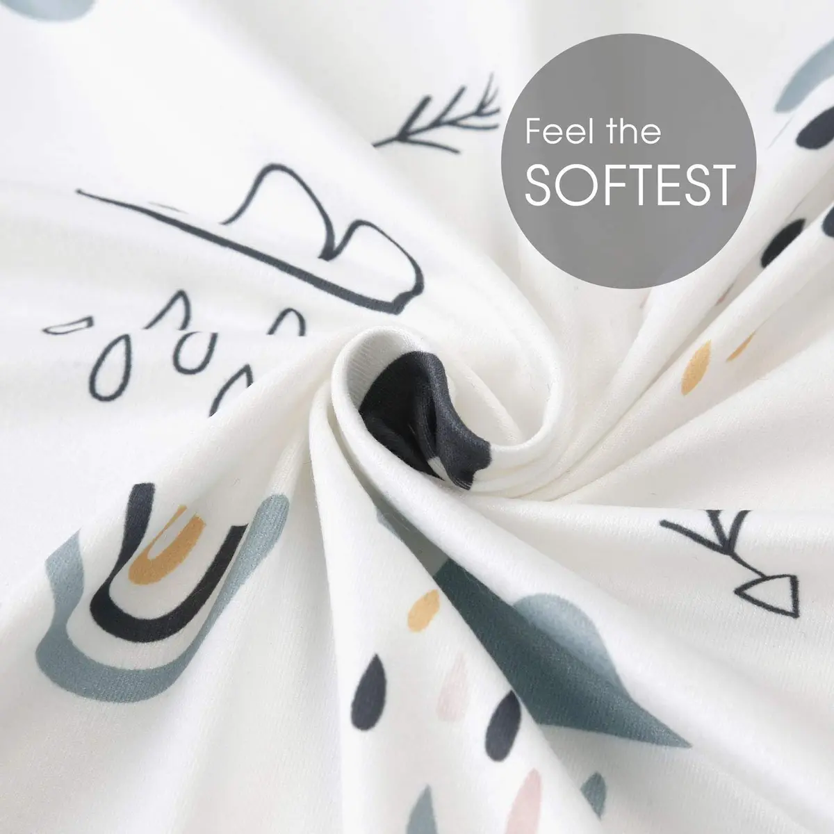 GRSSDER Fitted Bassinet Sheet Set 2 Pack | Ultra Soft Jersey Knit for Rectangle, Oval, Hourglass Bassinet Mattress - view 6