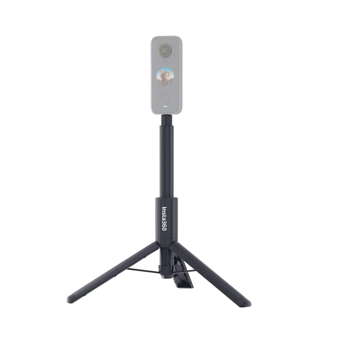 Insta360 2-in-1 Invisible Selfie Stick + Tripod | Aluminum Alloy, Black, Compatible with Action Cameras - view 2