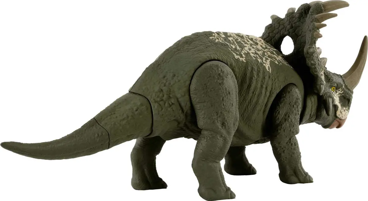 Jurassic World Sound Strike Dinosaur Action Figure Green Medium Size | Movable Joints & Realistic Sounds - view 5