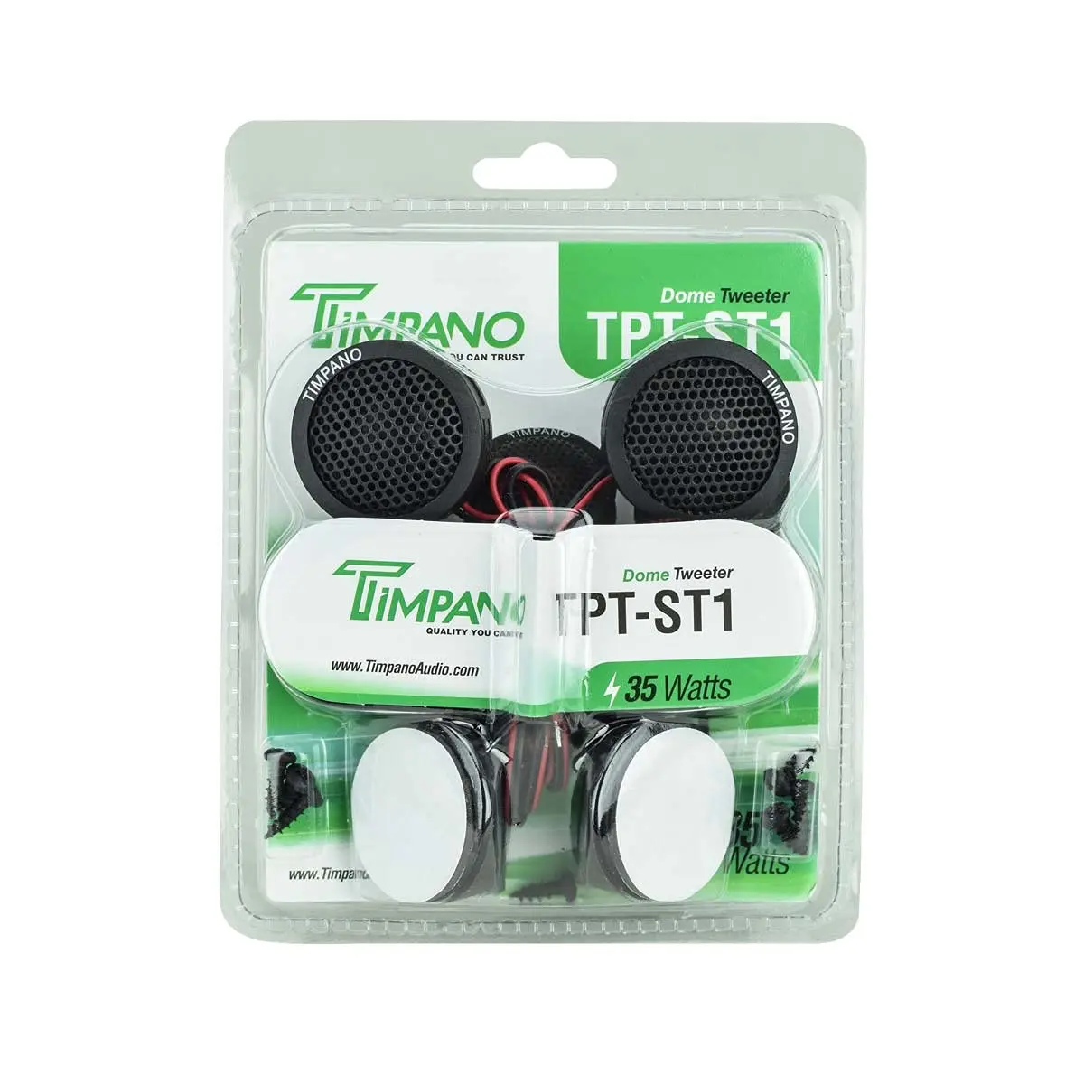 Timpano TPT-ST1 Dome Tweeter 1.5 Inch | 180W 4 Ohm Car Audio Tweeters, Bright & Clear Sound - view 7