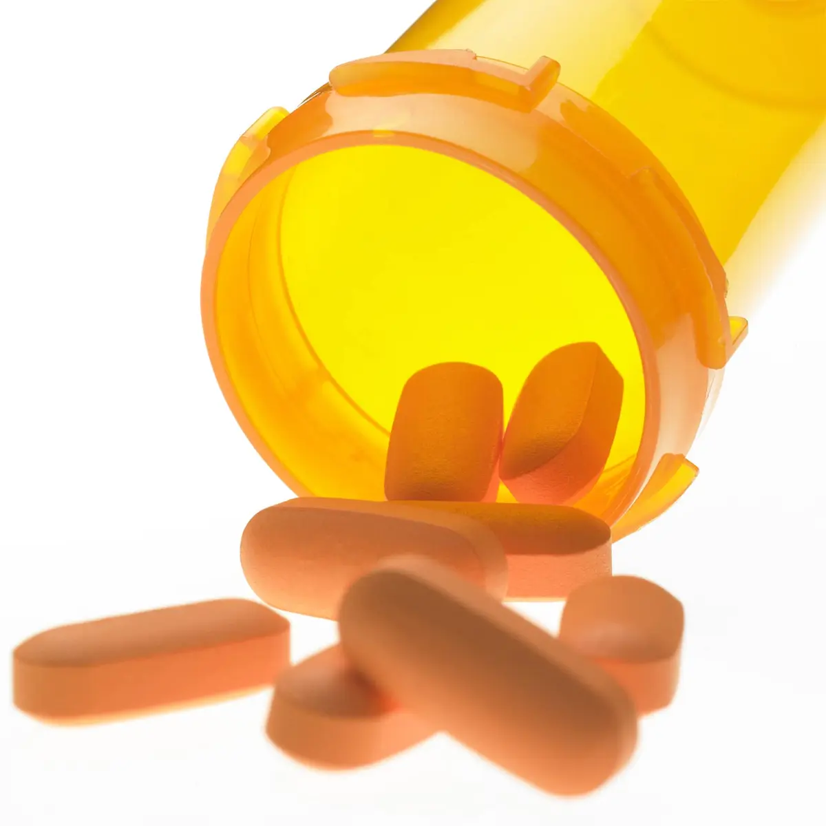 Obami 6 Dram (24ml) Orange Child-Resistant Pill Bottles with Caps - 12 Count | Prescription Medicine Vial Organizers - view 4