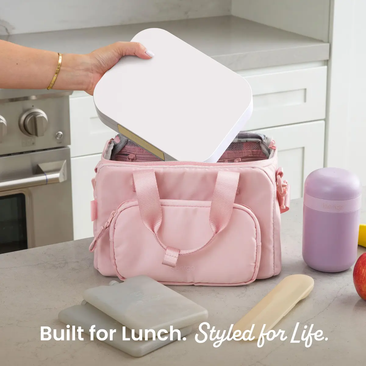 Bentgo Modern Adult Bento Lunch Box with 3-4 Compartments, 1.3L (5.5 Cups) | Leak-Resistant, Microwave-Safe, Dishwasher-Safe Tray - view 6