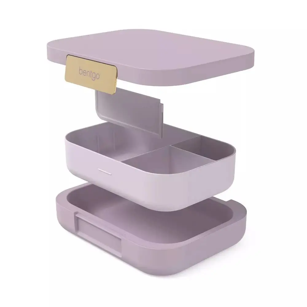 Bentgo Modern Adult Bento Lunch Box with 3-4 Compartments, 1.6 kg (3.5 lb) | Leak-Resistant, Microwave-Safe, Orchid - view 4