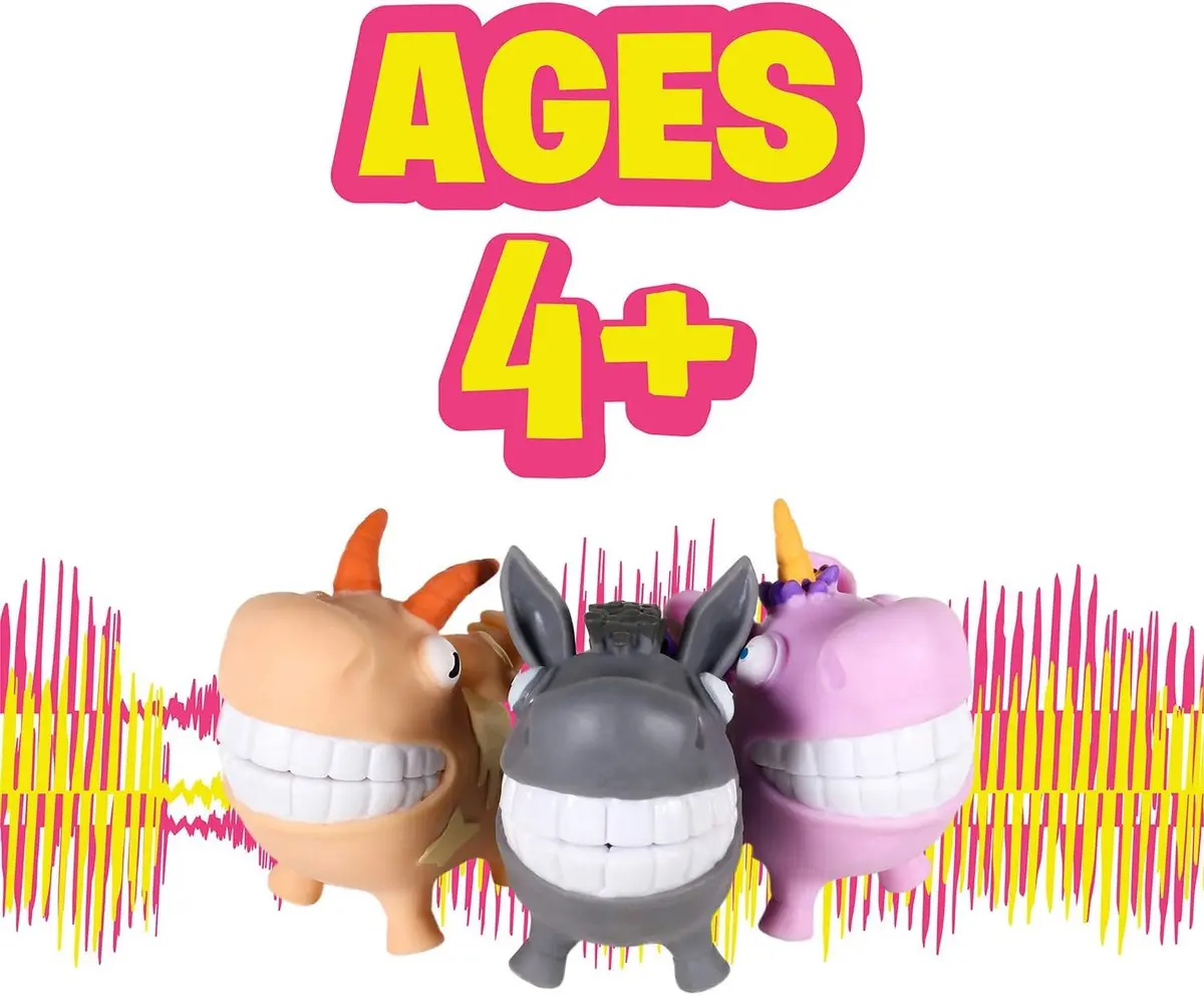 Hog Wild Scream-O Screaming Donkey Toy | Interactive Squeeze Animal for Kids & Adults - view 5