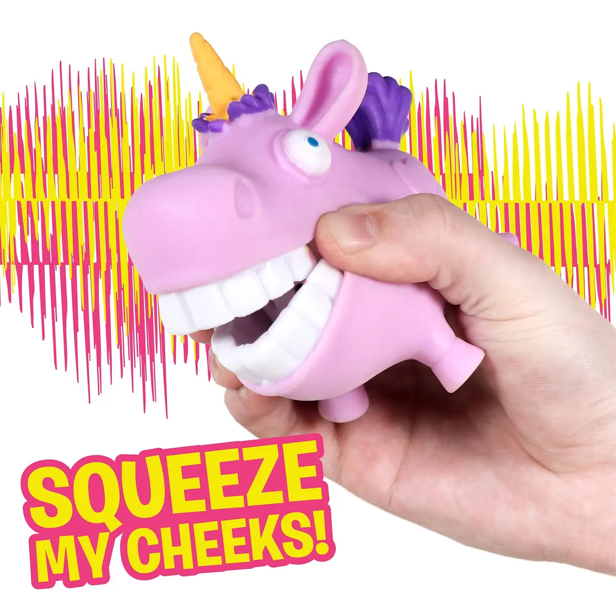 Hog Wild Scream-O Screaming Unicorn Toy | Hilarious Squeeze Animal for Kids & Adults - view 3